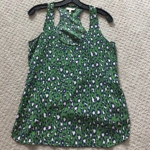 Joie Green Leopard Tank